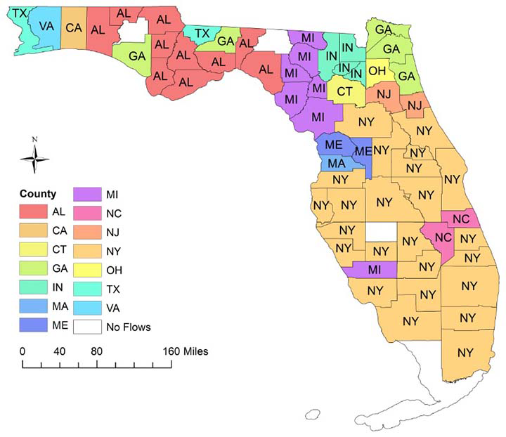 Domestic Migration To Florida Before, During, And After The Great ...