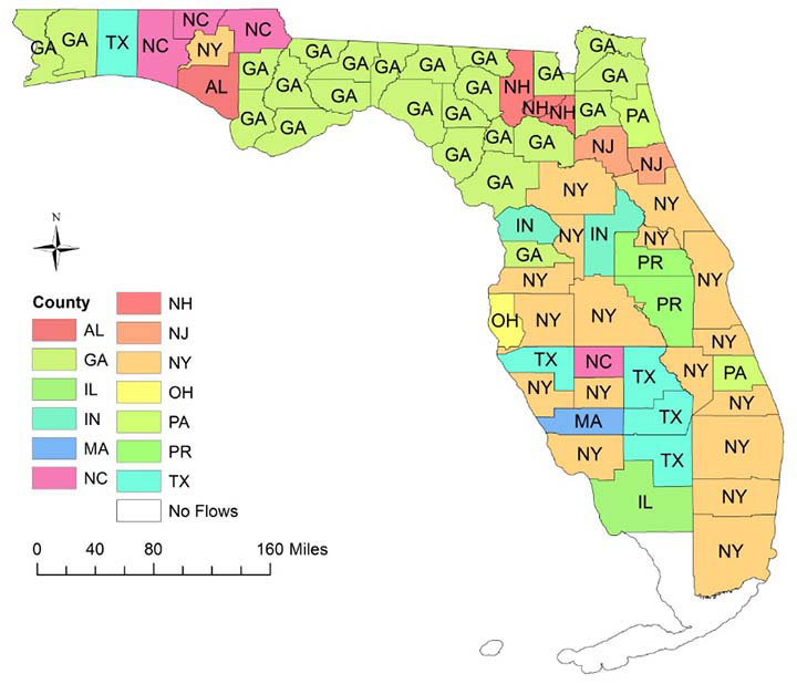Domestic Migration To Florida Before, During, And After The Great ...
