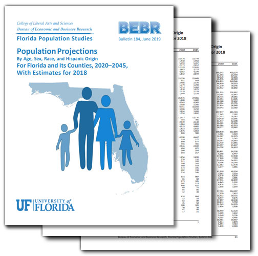 Population Projections by Age, Sex, Race, and Hispanic Origin for Florida and Its Counties, 2020–2045, With Estimates for 2018